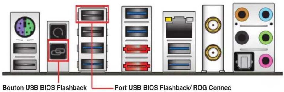 ASUS RAMPAGE IV BLACK EDITION - Pour utiliser USB BIOS Flashback : - 1
