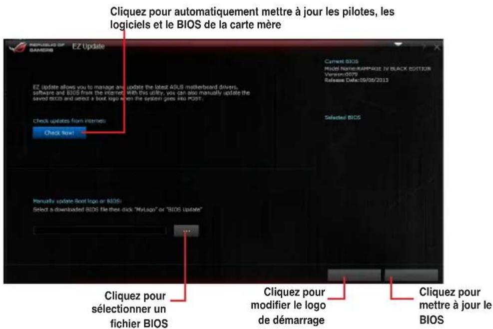 ASUS RAMPAGE IV BLACK EDITION - Interface utiliseur d'EZ Update - 1