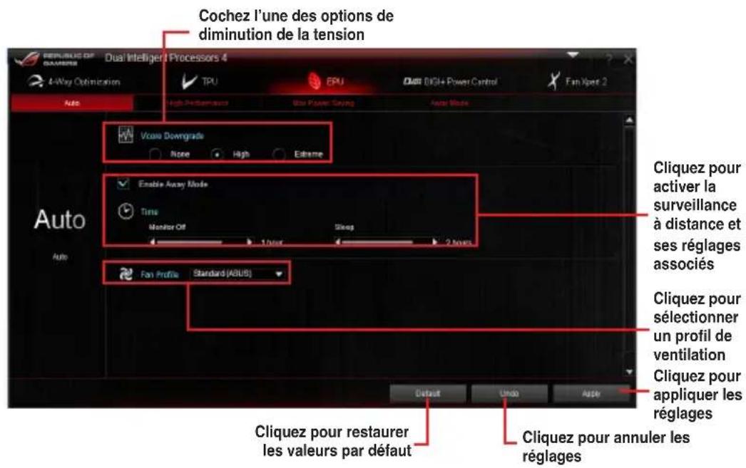 ASUS RAMPAGE IV BLACK EDITION - Utiliser EPU - 1