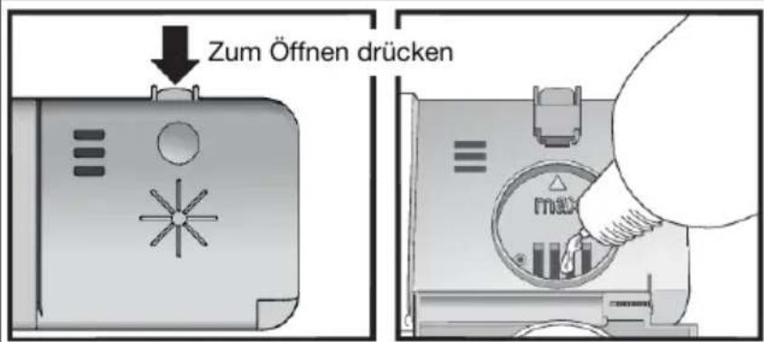 Pelgrim GVW360XL - Klarspülerauffüllen - 1