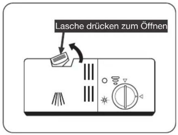 Pelgrim GVW240LS - Befüllen der Reinigerkammer - 1