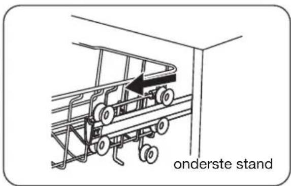 Pelgrim GVW240LS - De hoogte van de bovenste korf aanpassen (type 1; afhankelijk van het model) - 1