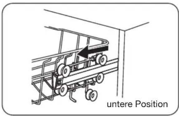 Pelgrim GVW240LS - Einstellen des Oberkorbs Typ 1 (abhängig vom Modell) - 1