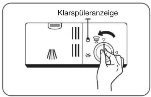Pelgrim GVW240LS - Befüllen der Klarspülerkammer - 1