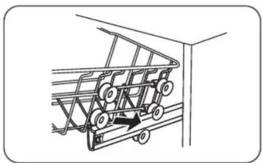 Pelgrim GVW220L - Réglage du panier supérieur type 1 (en fonction du modèle) - 3
