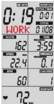 TAURUS ErgoX - Interval 20-10 Mode - Mode intervals 20-10 - 3