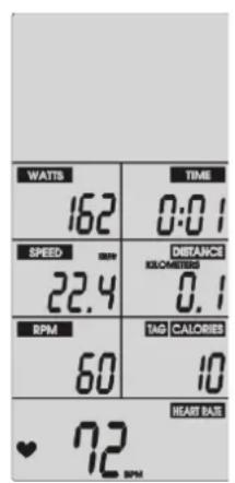 TAURUS ErgoX - Target Time Mode - Mode nombre cible de calories - 3