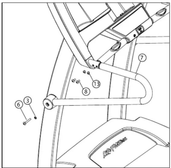 Life Fitness F1 Smart Folding - INSTALLATION DES BARRES LATERALES - 1