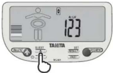 TANITA InnerScan V - Укажите вид физической активности - 1