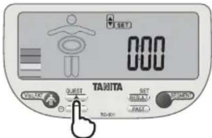 TANITA InnerScan V - Установите час - 1