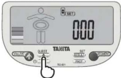 TANITA InnerScan V - Configurar el mes - 1