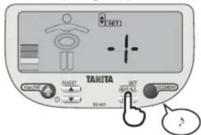 TANITA InnerScan V - Avviso: - 10