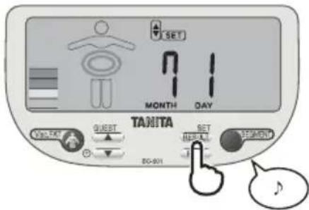 TANITA InnerScan V - Avviso: - 6