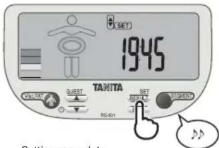 TANITA InnerScan V - Set Minute - 11