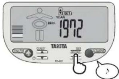 TANITA InnerScan V - Avviso: - 11