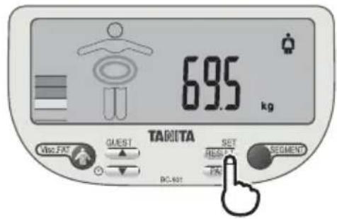 TANITA InnerScan V - Lisez vos résultats - 1