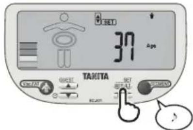 TANITA InnerScan V - Weiblich oder Männlich auswählen - 2