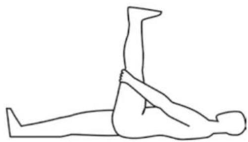 Cardiostrong BX40 - Exercice 2 : étirement de la partie avant cuisse / flexion jambe (biceps de la cuisse) - 1