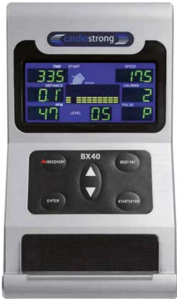 Cardiostrong BX40 - Affichage de la console - 1