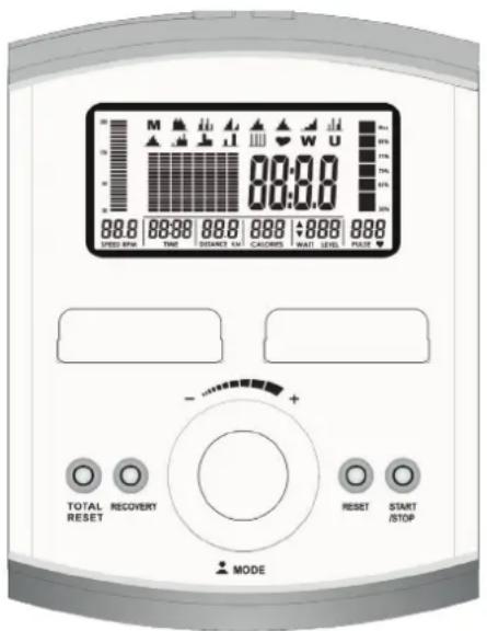 Cardiostrong EX70 - Affichage de la console - 1