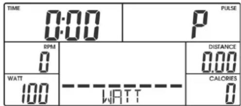 Cardiostrong EX60 - WATT - Programme définirwart - 2