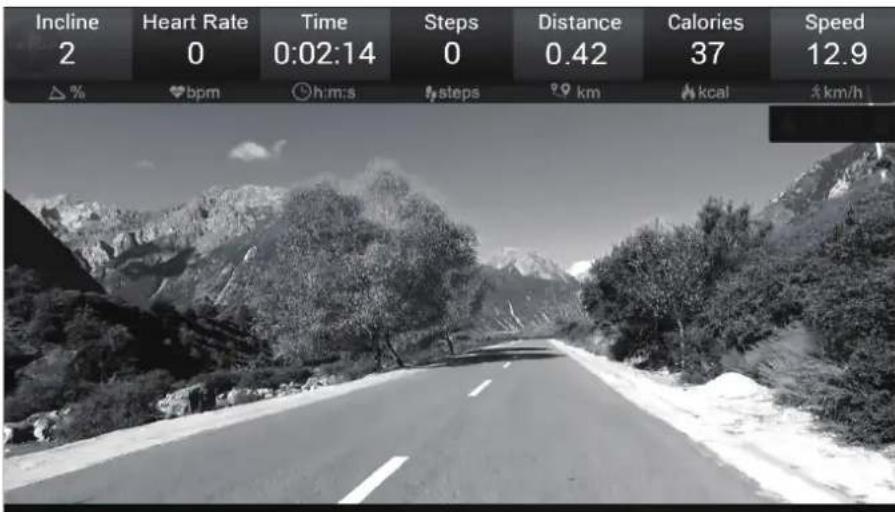 Cardiostrong TR30 - Parcours virtuel - 2