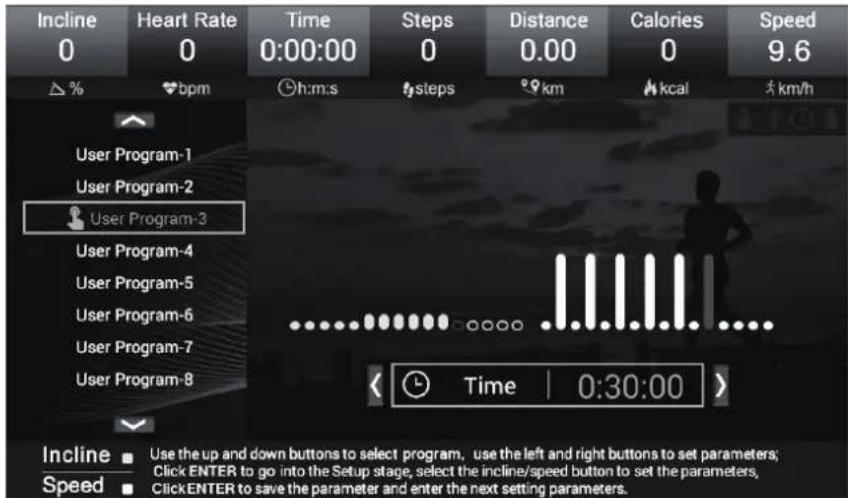 Cardiostrong TR30 - Programmes définis par l'utilisateur - 1
