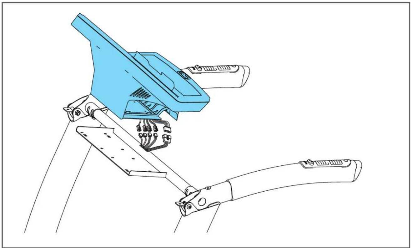 Cardiostrong TR30 - Étape 3: Branchement de la console - 1