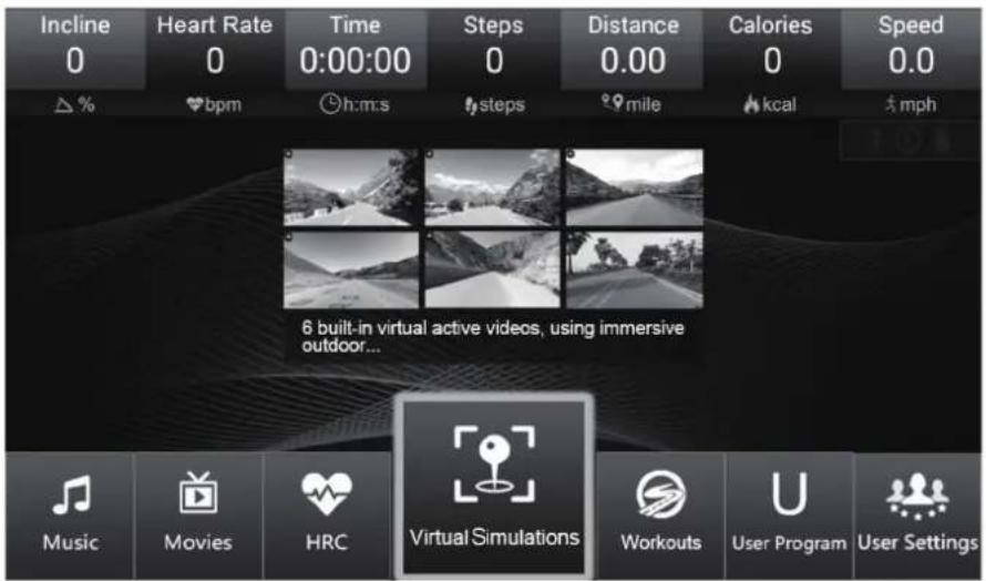 Cardiostrong TR30 - Parcours virtuel - 1