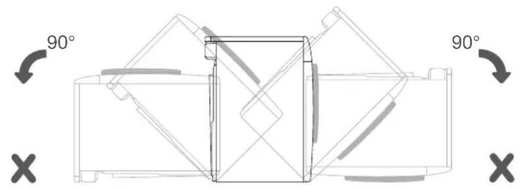 HISENSE DHGE901 - Ouverture du hublot du sèche-linge (vue de dessus) - 3