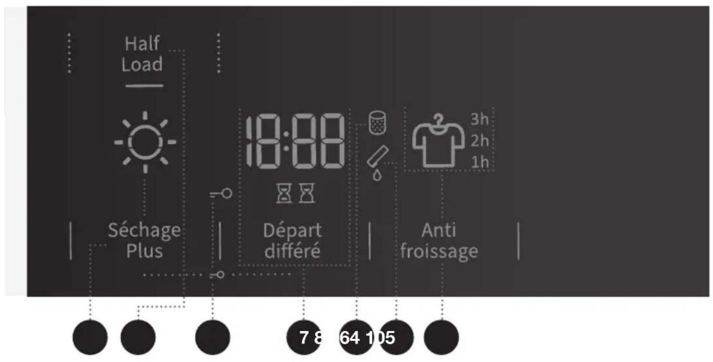 HISENSE DHGE901 - TOUCHE DÉPART / PAUSE - 1