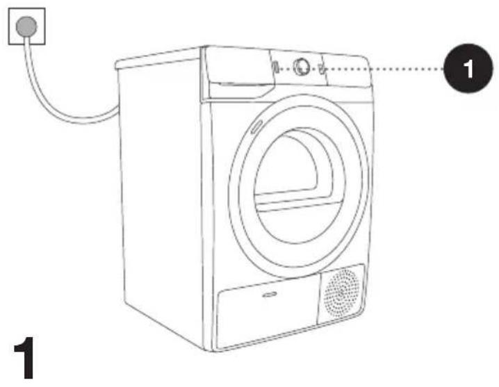 HISENSE DHGE901 - MISE EN MARCHE DU SÉCHE-LINGE - 2