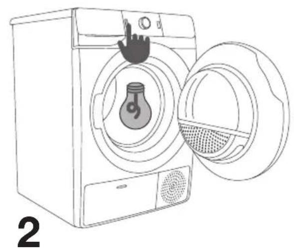 HISENSE DHGE901 - MISE EN MARCHE DU SÉCHE-LINGE - 3