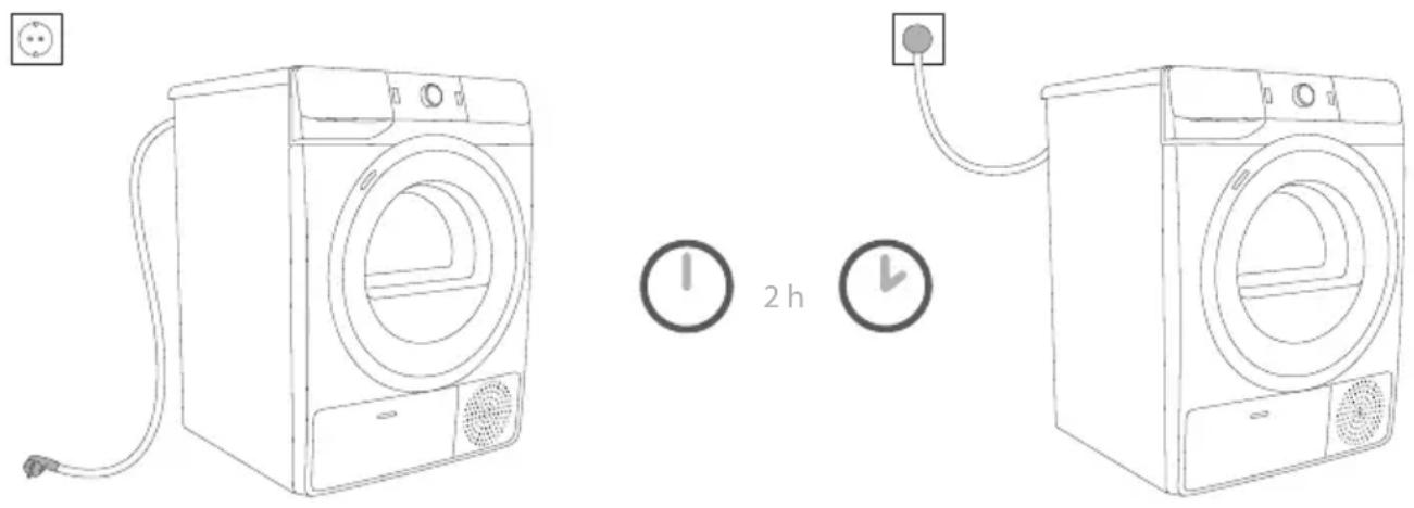 HISENSE DHGE901 - RACCORDEMENT AU RÉSEAU ÉLECTRIQUE - 1