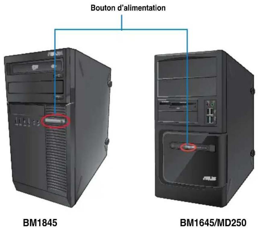ASUS BM1645 - Pour allumer votre ordinateur : - 1