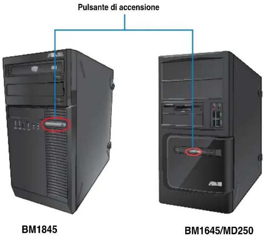 ASUS BM1645 - Per accendere il computer: - 1