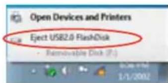 ASUS BM1645 - Bir USB depolama aygitini cikarmak icin: - 1