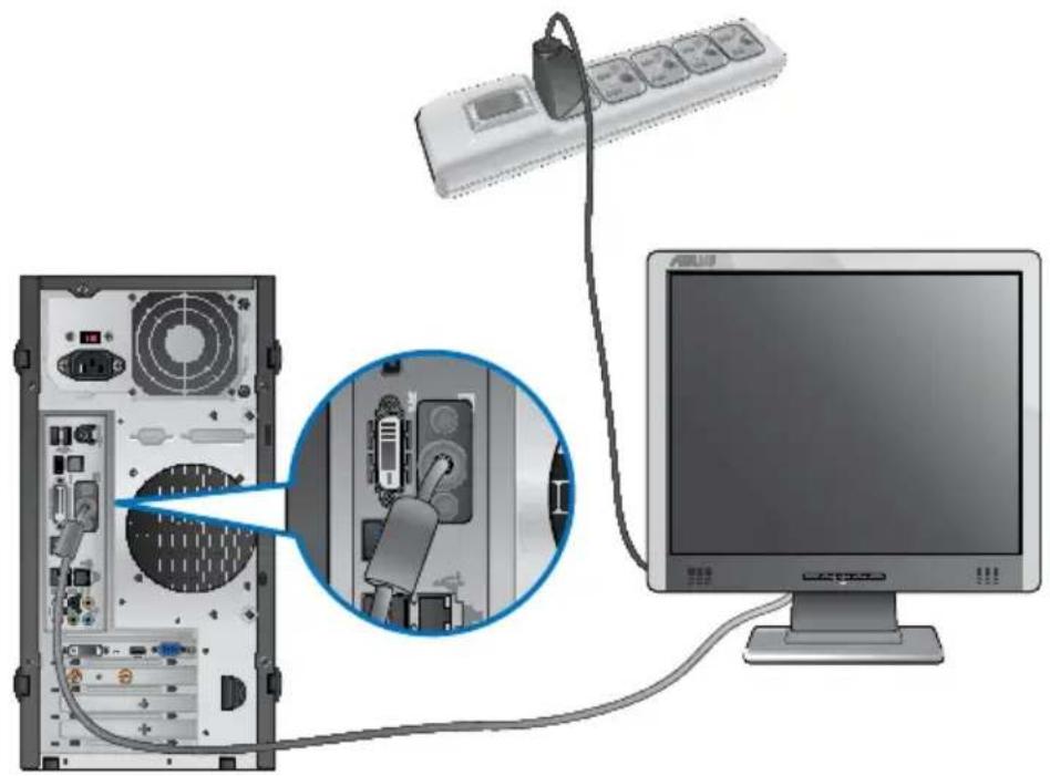 ASUS BM1645 - Para conectar un monitor externo a工程技术 de un puerto de salute de pantalla integrado en la plaza: - 1