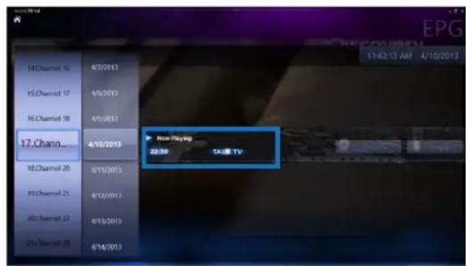 ASUS ET2020INTI - Brug af den elektronisk programoversigt (EPG) - 1
