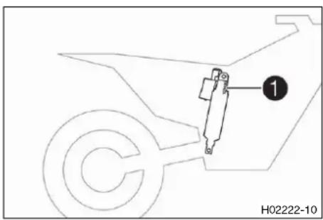 HUSQVARNA FE 450 (2020) - Référence de l'amortisseur - 1