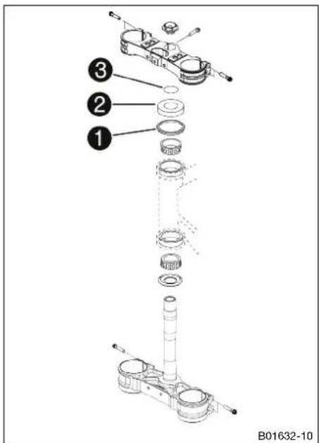 HUSQVARNA FE 450 (2020) - Monter le té de fourche inférieur - 1