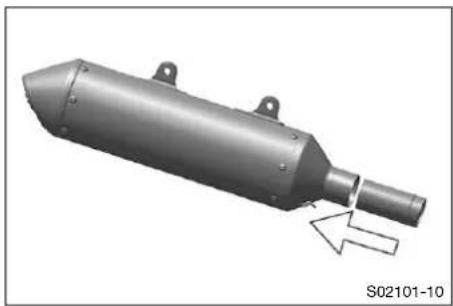 HUSQVARNA FE 450 (2020) - Monter le silencieux arrière - 1