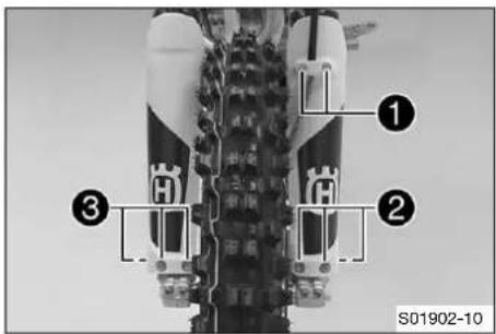 HUSQVARNA FC 250 (2019) - Déposer la protection de fourche - 1