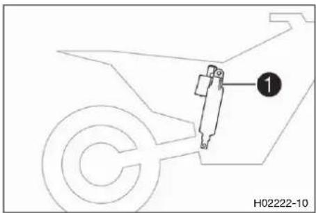 HUSQVARNA TE 150 (2019) - Référence de l'amortisseur - 1