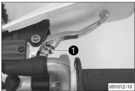 HUSQVARNA TE 150 (2019) - Regler la position de base du levier de frein a main - 1