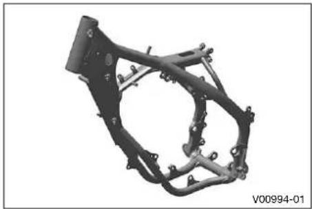 HUSQVARNA TE 150 (2019) - Contrôler le cadre - 2