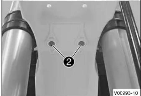 HUSQVARNA TE 150 (2019) - Poser le garde-boue avant - 2