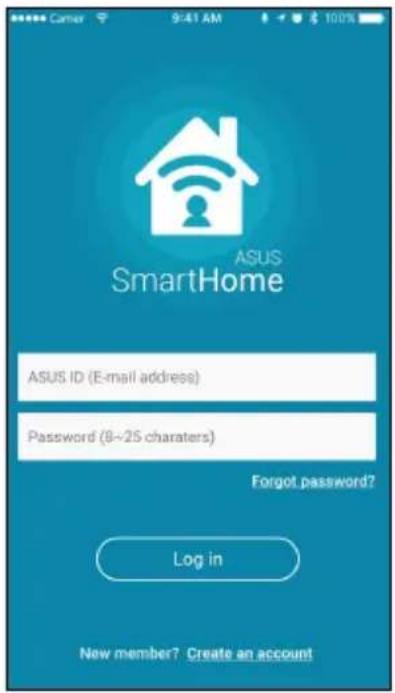 ASUS SmartHome Gateway HG100 - Konfiguration af partner-app'en - 1