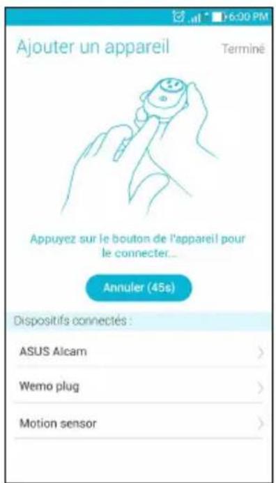 ASUS SmartHome Gateway HG100 - Ajouter des dispositifs - 3