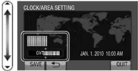 JVC GZHM320 - Select the region where you live and touch OK. - 1
